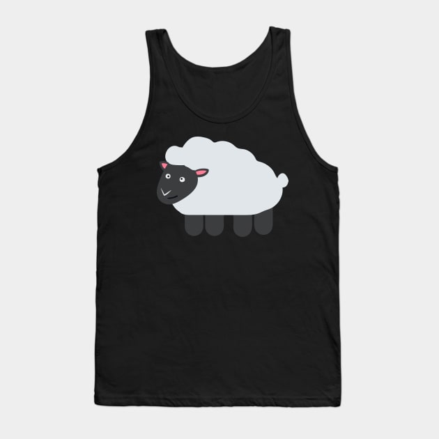 Silly Sheep | Lilla The Lamb Tank Top by LillaTheLamb